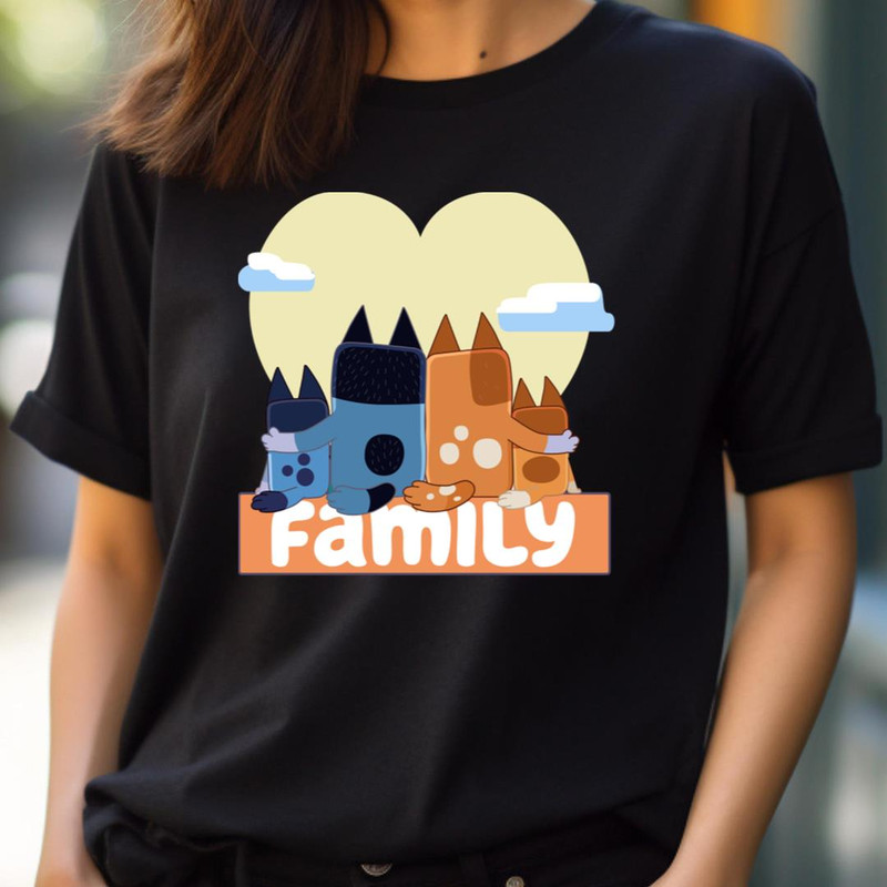 Blue Family Love - Bluey Playful Laughs PNG, Bluey PNG.jpg