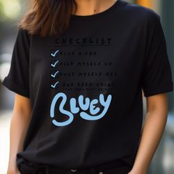 bluey checklist - bluey joyful laughs png, bluey png