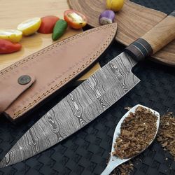 BEAUTIFUL DAMASCUS CHEF KNIFE KITCHEN KNIFE CUSTOM MADE HANDMADE KNIVES UTILITY KNIFE CHEF’S BEST GIFT FOR FRIENDS