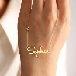 Custom Cheap Name Necklace Personalized Letter Choker Rhinestone Necklace