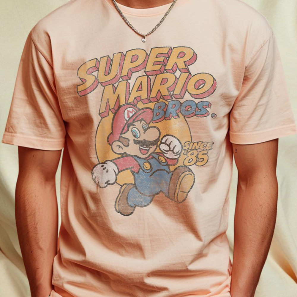 Super Mario Bros. Since '85 Vintage Poster T-Shirt 20_T-Shirt_File PNG.jpg