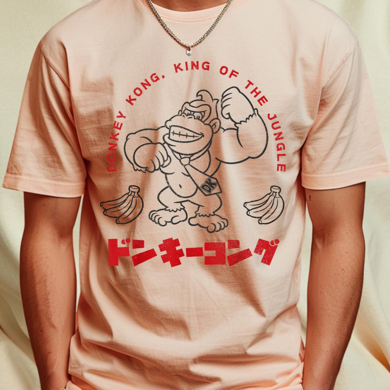Super Mario Donkey Kong King Of The Jungle Kanji Portrait T-Shirt 181 - Copy_T-Shirt_File PNG.jpg