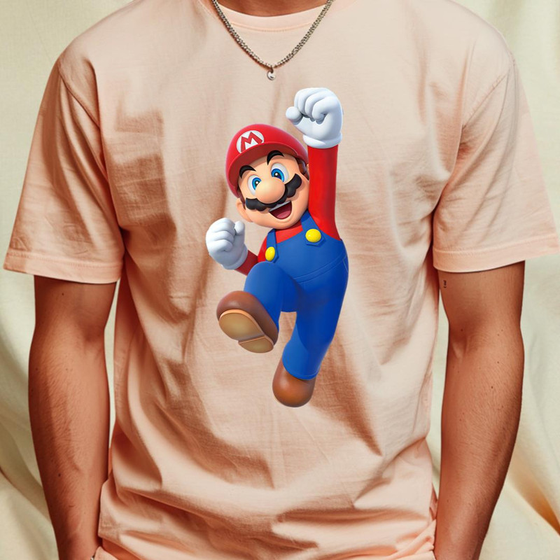 Super Mario Jumping 3D Poster T-Shirt 391_T-Shirt_File PNG.jpg