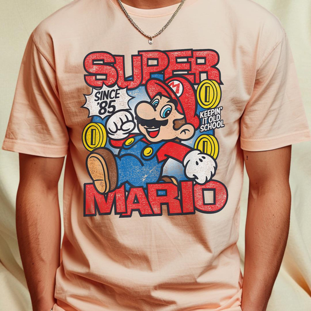 Super Mario Keepin' It Old School Since '85 T-Shirt 133 - Copy_T-Shirt_File PNG.jpg