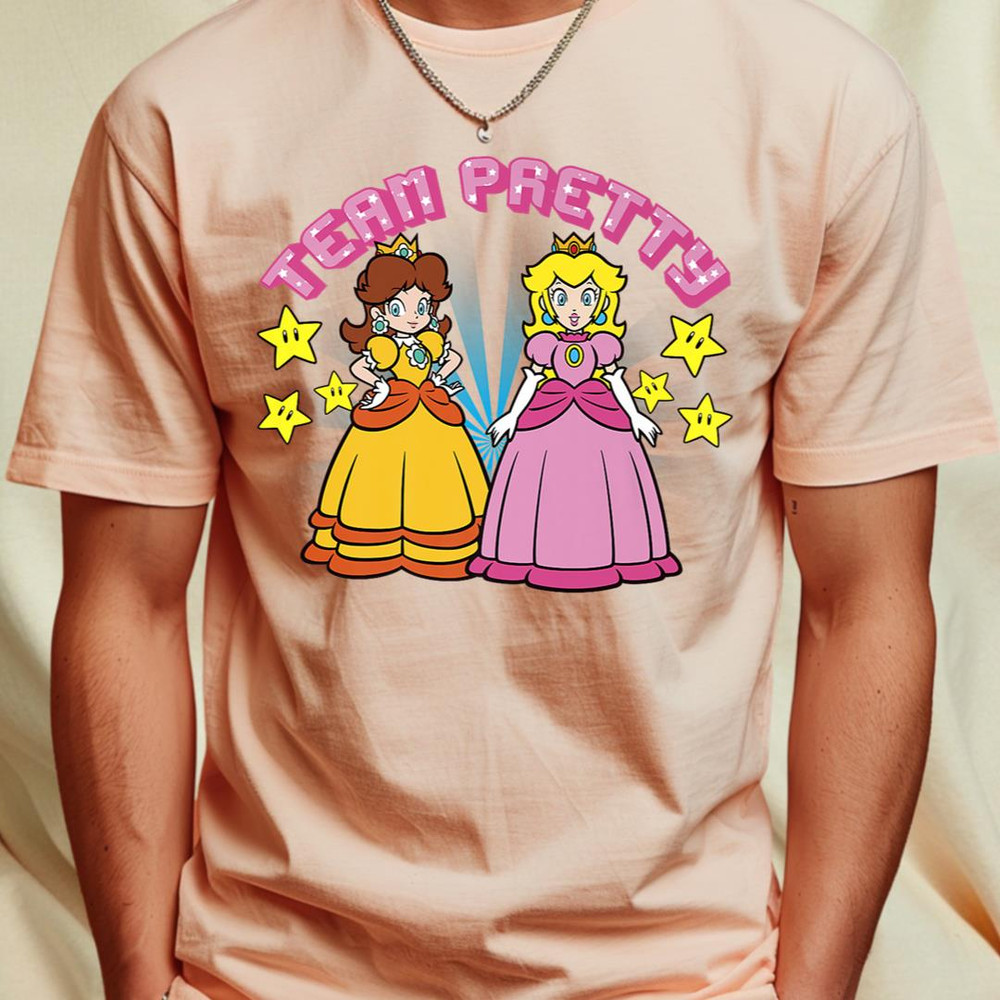 Super Mario Peach And Daisy Team Pretty Premium T-Shirt 459_T-Shirt_File PNG.jpg