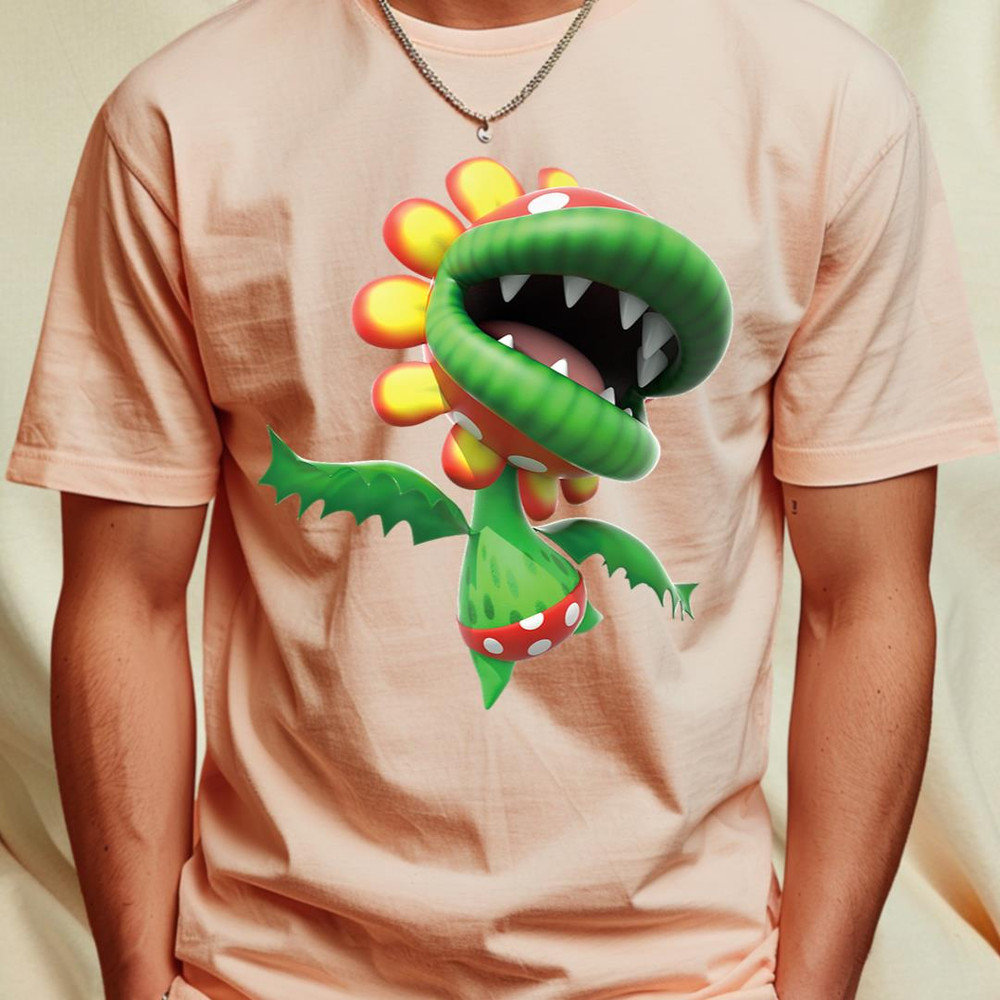 Super Mario Petey Piranha 3D Poster Premium T-Shirt 363_T-Shirt_File PNG.jpg
