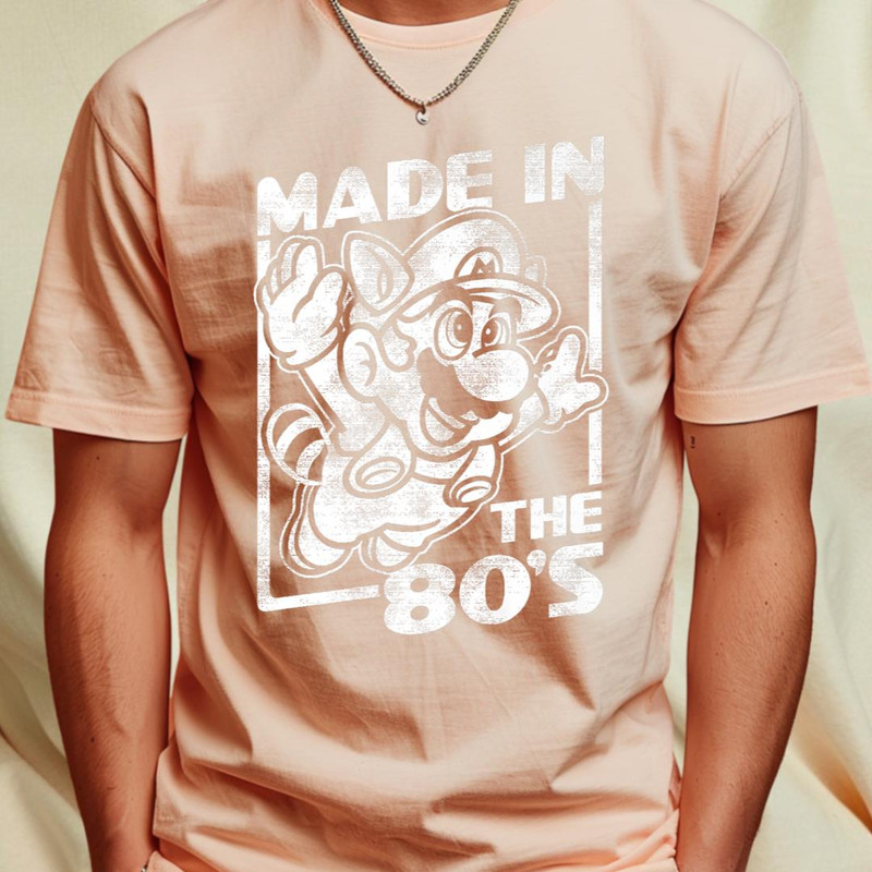 Super Mario Tanooki Mario Made In The 80's Premium T-Shirt 362_T-Shirt_File PNG.jpg