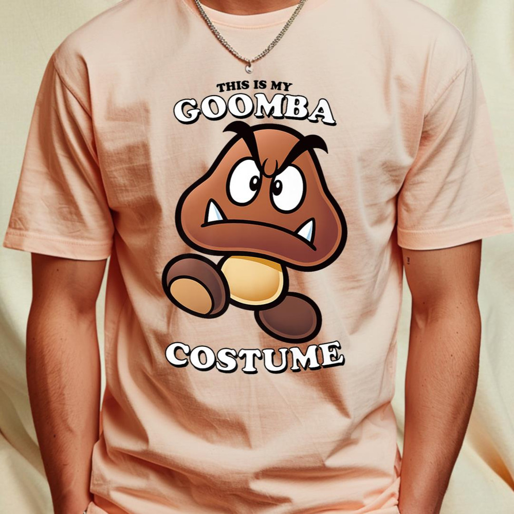 Super Mario This Is My Goomba Costume Premium T-Shirt 376_T-Shirt_File PNG.jpg