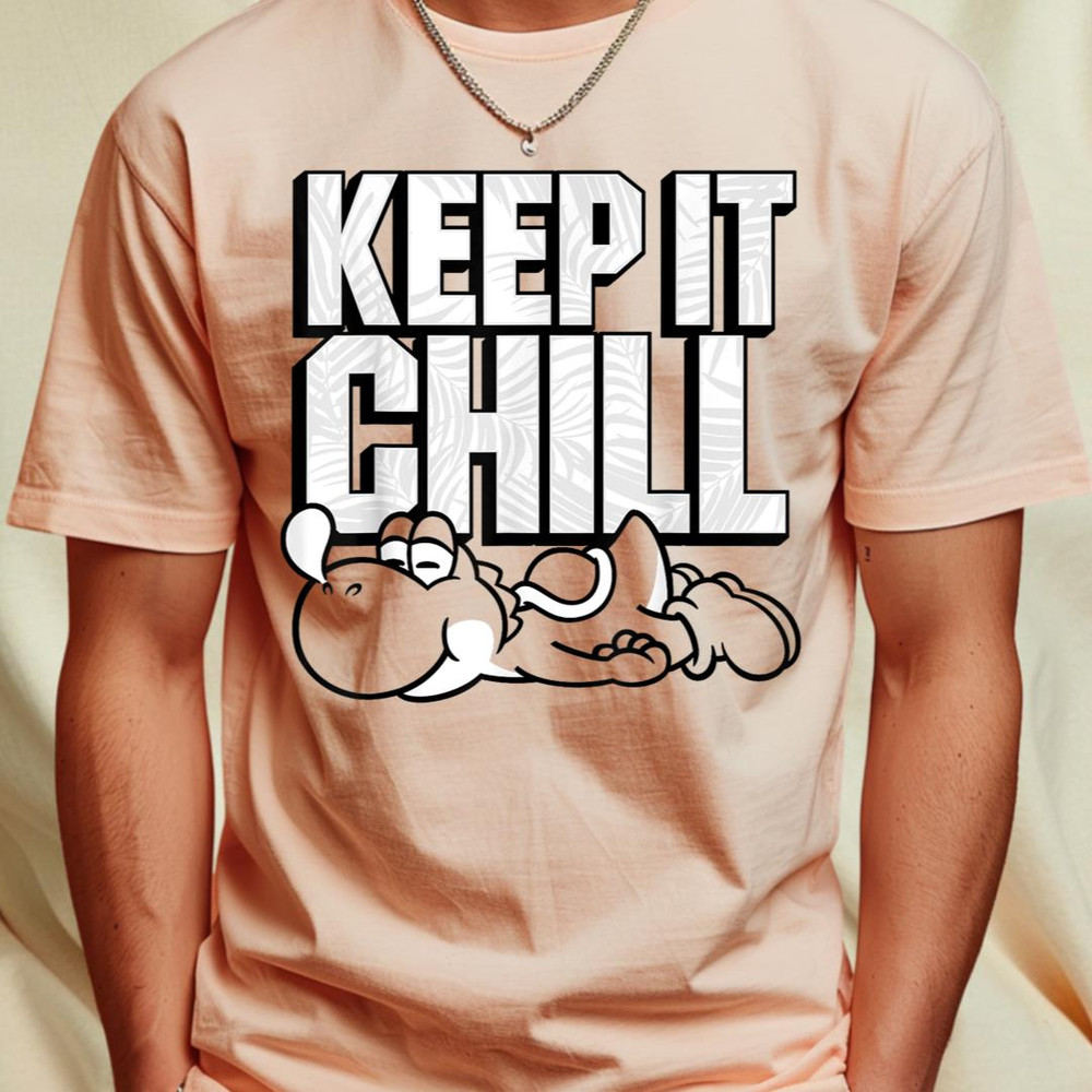 Super Mario Yoshi Keep It Chill Outline Portrait T-Shirt 480_T-Shirt_File PNG.jpg