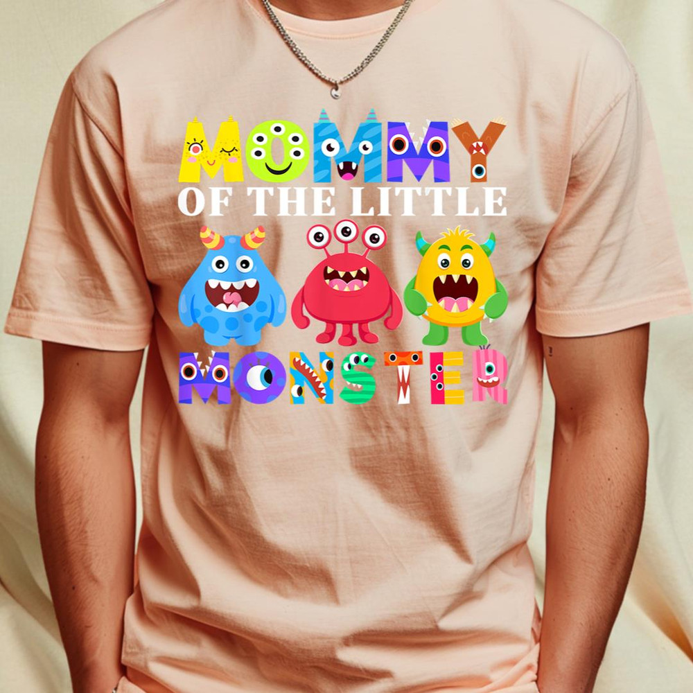 Mommy Little Monster Kids 1st Birthday Party Family Monster T-Shirt 223_T-Shirt_File PNG.jpg