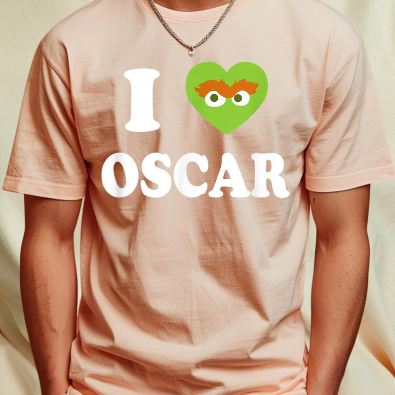 Sesame Street I Heart Oscar the Grouch T-Shirt 134_T-Shirt_File PNG.jpg