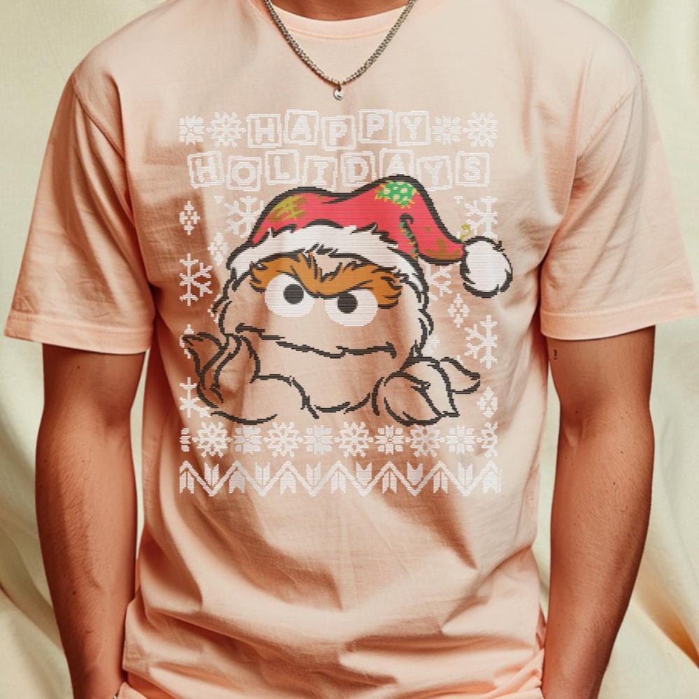 Sesame Street Oscar the Grouch Ugly Christmas T-Shirt 231_T-Shirt_File PNG.jpg