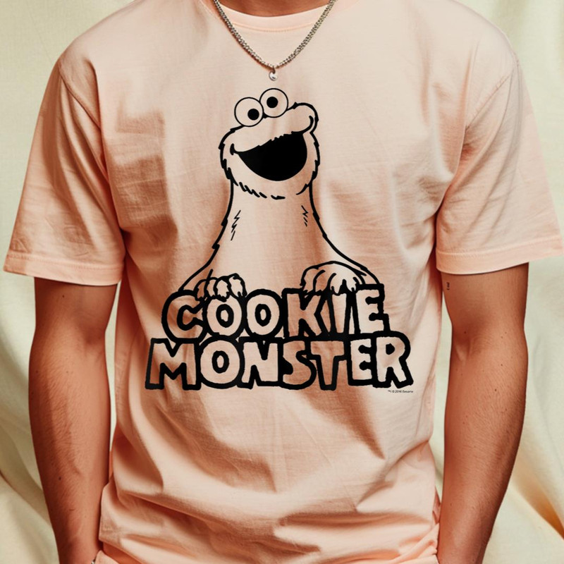 Sesame Street Vintage Cookie Monster T Shirt T-Shirt 109_T-Shirt_File PNG.jpg