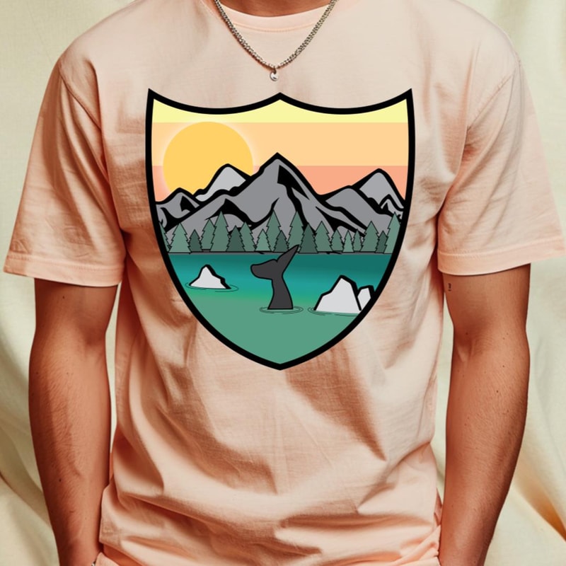 Alaska Cruise Mountain Scenery Whale and Icebergs T-Shirt_T-Shirt_File PNG.jpg