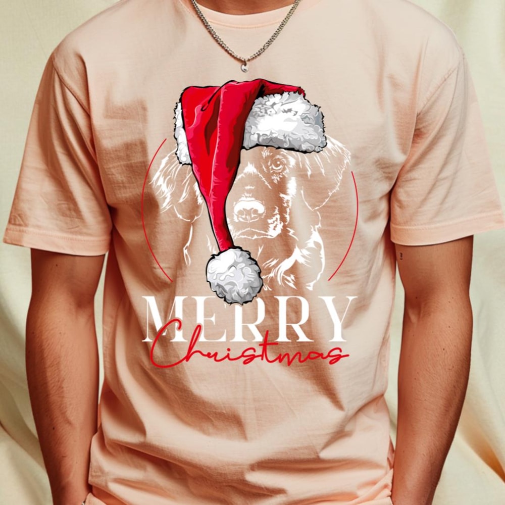 Santa Nova Scotia Duck Tolling Retriever Merry Christmas dog T-Shirt_T-Shirt_File PNG.jpg