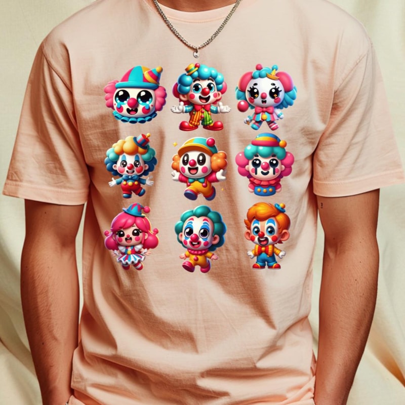 Happy Cute Clowncore T-Shirt_T-Shirt_File PNG.jpg