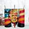 Trump Tumbler PNG, Trump Face PNG Sublimation Designs, Skinny Tumbler 20oz.png