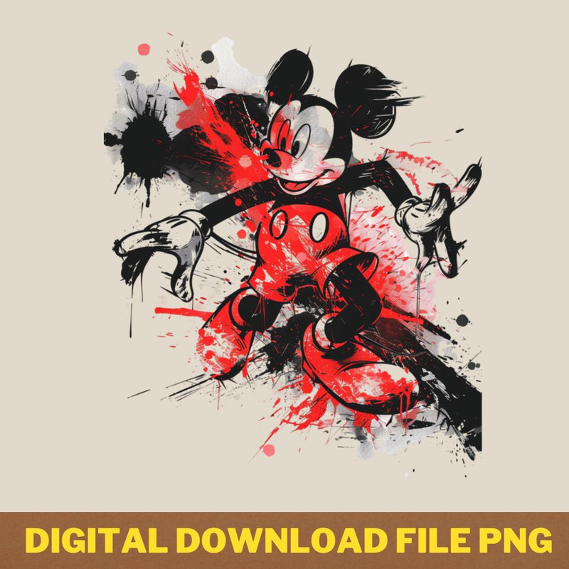 Mickey Mouse Retro Revival PNG, Mickey mouse PNG, Mickey mouse Digital Png Files.jpg