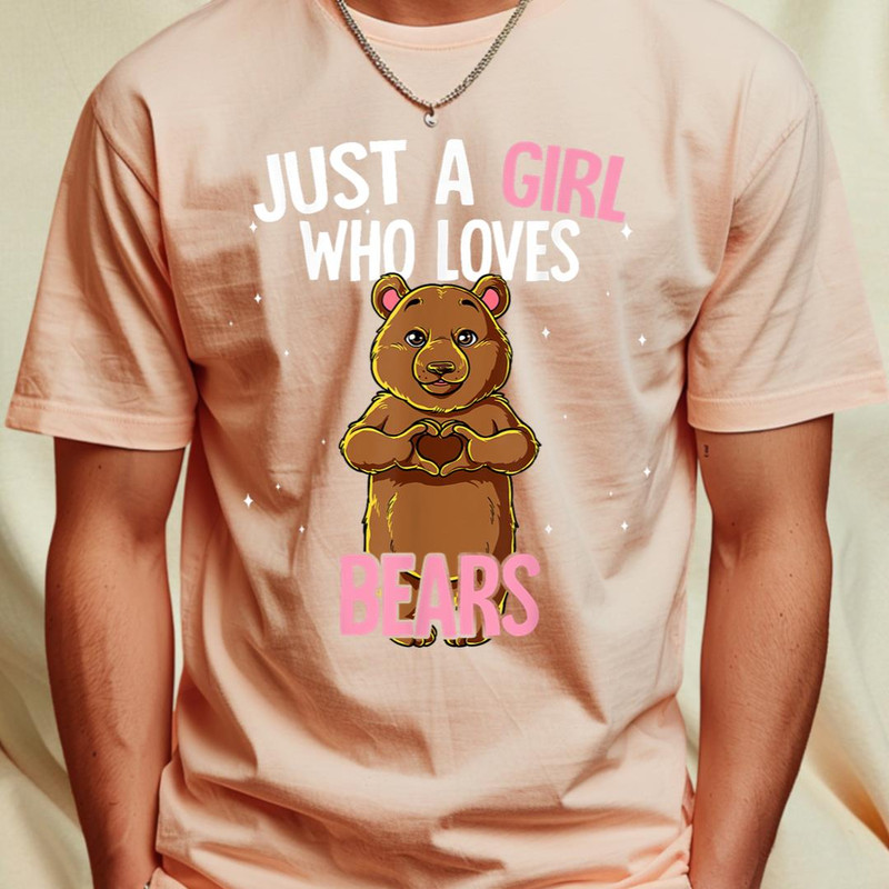 Discover Care Bears Merchandise Online, Just A Girl Who Loves Bears Bear T-Shirt 391.png PNG, Care Bears PNG, Care Bears Digital Png Files_T-Shirt_File PNG.jpg