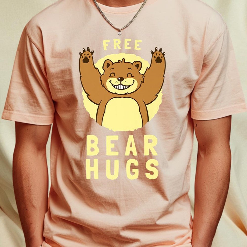 Free Bear Hugs - Funny Bear Animal Joke Premium T-Shirt 480.png PNG, Care Bears PNG, Care Bears Digital Png Files_T-Shirt_File PNG.jpg