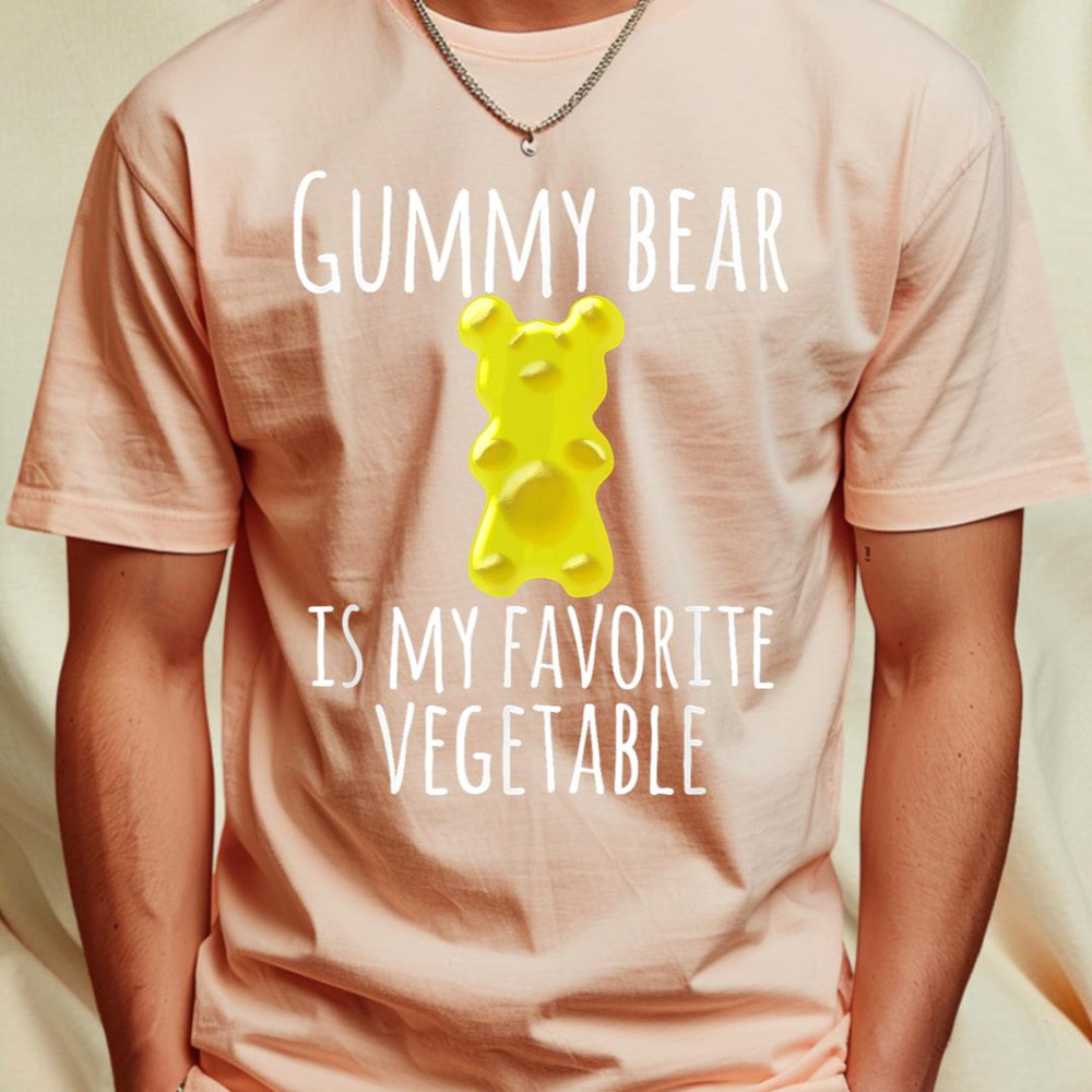 Gummy Bear Is My Favorite Vegetable Funny Gummy Bear T-Shirt 287.png PNG, Care Bears PNG, Care Bears Digital Png Files_T-Shirt_File PNG.jpg