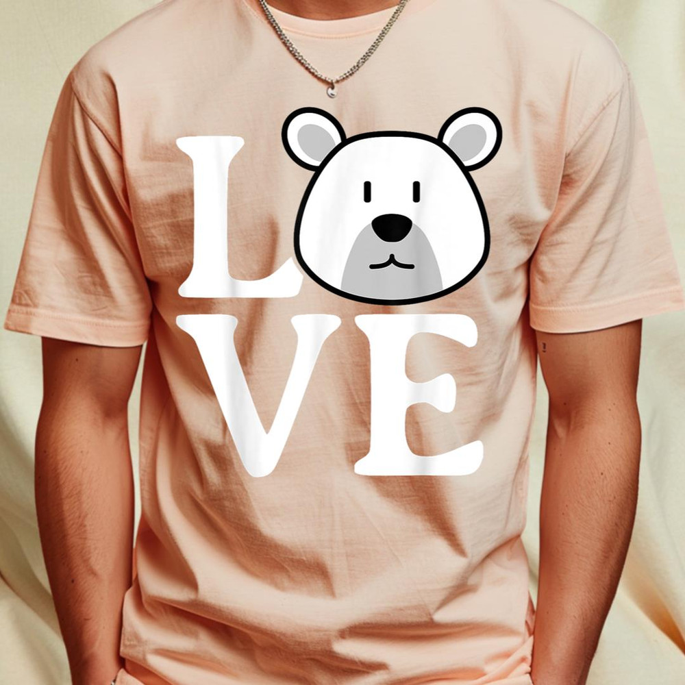 LOVE Polar Bear Shirt Polar Bear Lover Shirt  Polar Bear T-Shirt 340.png PNG, Care Bears PNG, Care Bears Digital Png Files_T-Shirt_File PNG.jpg
