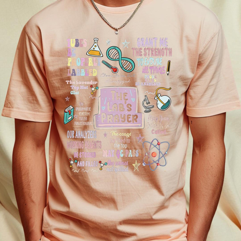 The Lab's Prayer Medical Laboratory Scientist (On Back) T-Shirt 167_T-Shirt_File PNG.jpg