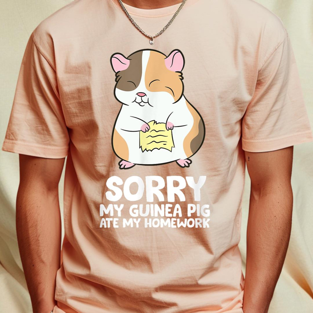 Sorry My Guinea Pig Ate My Homework Guinea Pig School T-Shirt 168_T-Shirt_File PNG.jpg