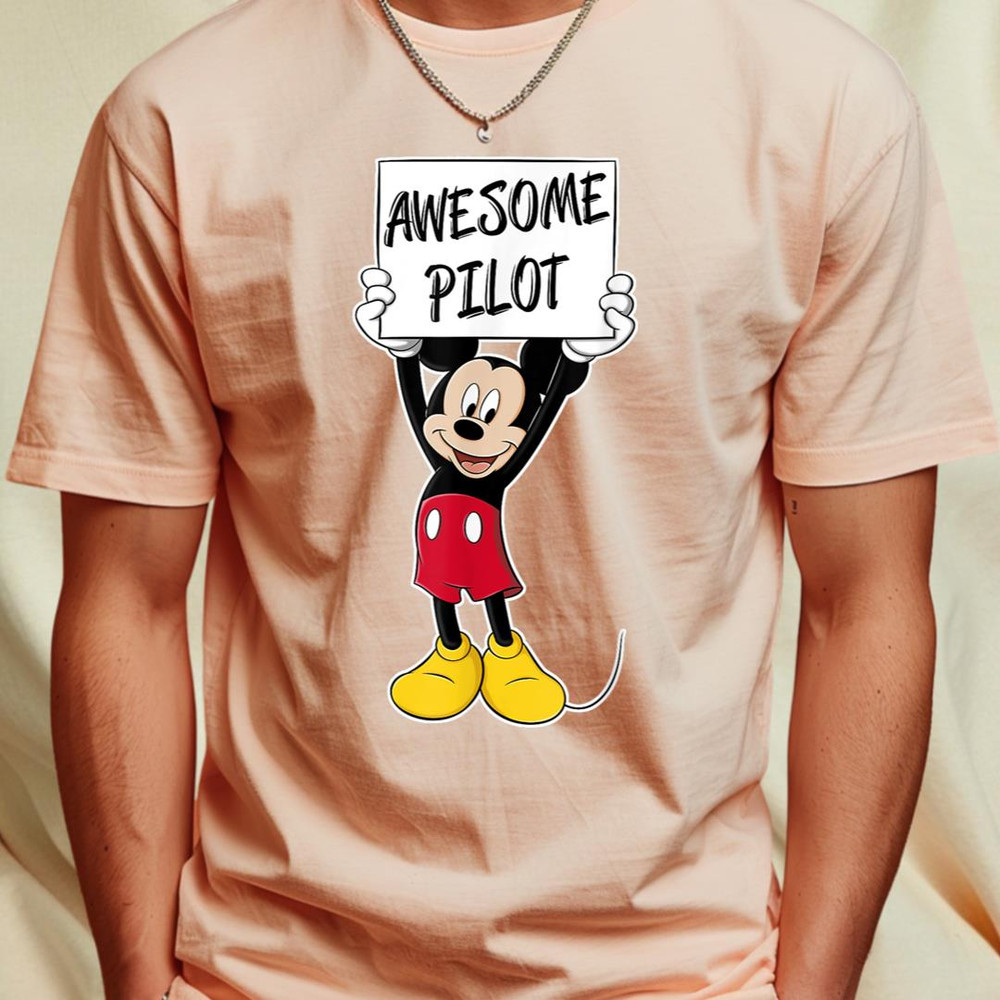Disney Mickey Mouse Awesome Pilot T-Shirt 347_T-Shirt_File PNG.jpg