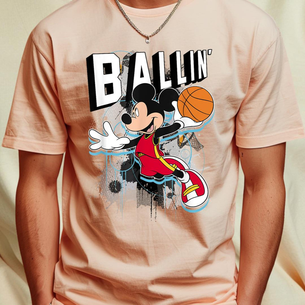 Disney Mickey Mouse Ballin' Portrait T-Shirt 294_T-Shirt_File PNG.jpg