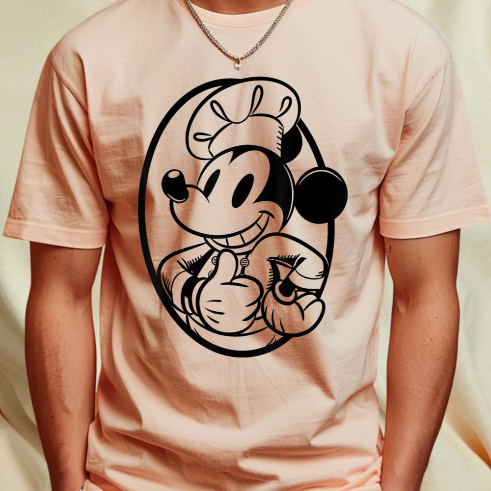 Disney Mickey Mouse Chef Mickey Outline T-Shirt 251_T-Shirt_File PNG.jpg