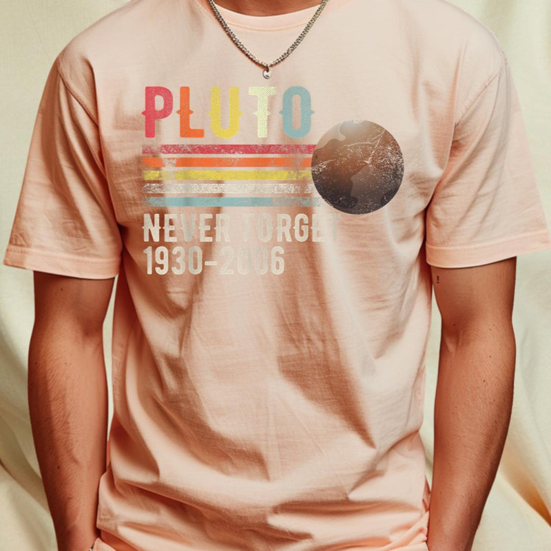 Never Forget Pluto Retro Style Funny Space Funny Science T-Shirt 487_T-Shirt_File PNG.jpg