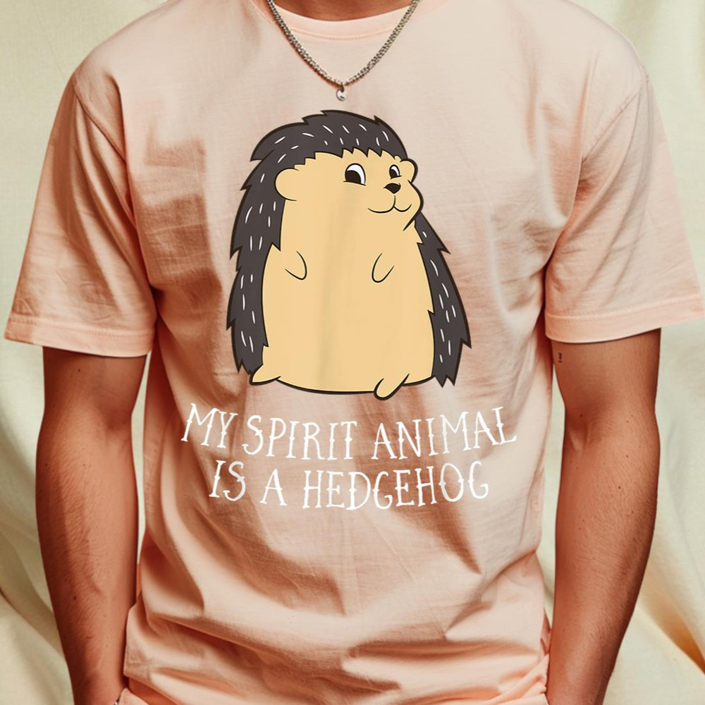 Funny Hedgehog My Spirit Animal Is A Hedgehog T-Shirt 141_T-Shirt_File PNG.jpg