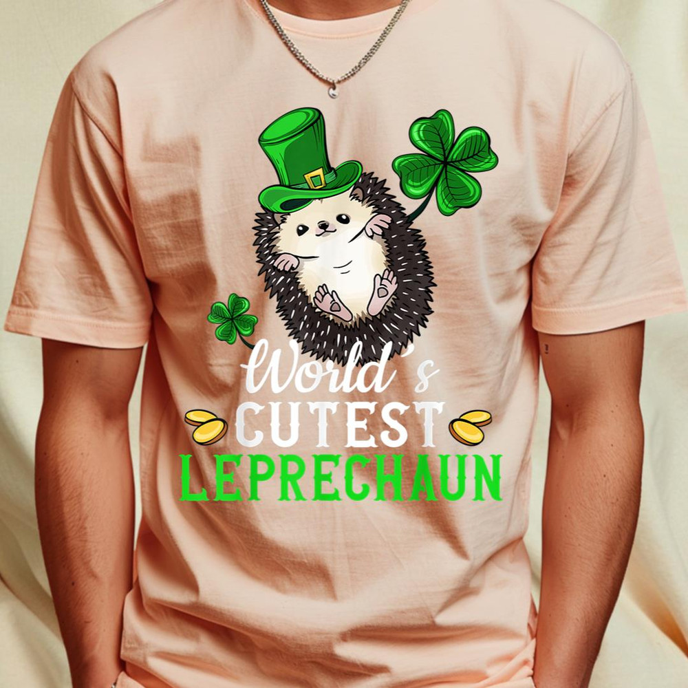 Happy St Patricks Day Bellied Hedgehog World Cute Leprechaun T-Shirt 7_T-Shirt_File PNG.jpg