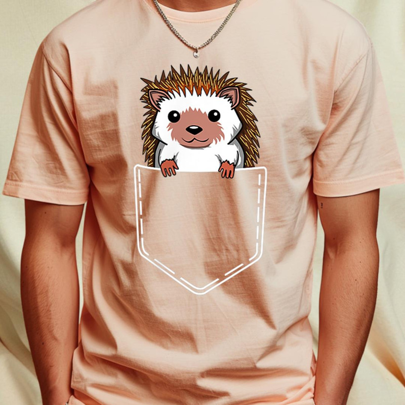 Hedgehog In Your Pocket Nature Enthusiast T-Shirt 141_T-Shirt_File PNG.jpg