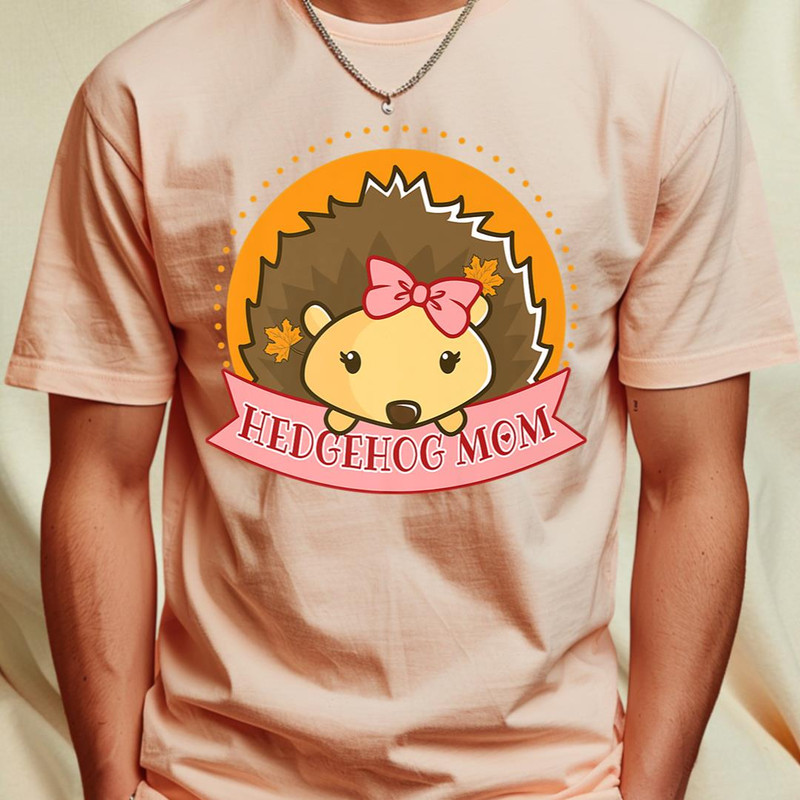 Hedgehog Mom Cute Hedgehog Gifts Merchandise T-Shirt 331_T-Shirt_File PNG.jpg