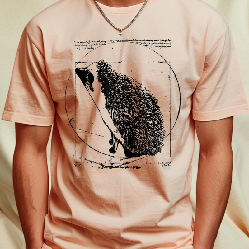 Hedgehog Shirt Vitruvian Hedgehog A Vintage Classic T-Shirt 82_T-Shirt_File PNG.jpg