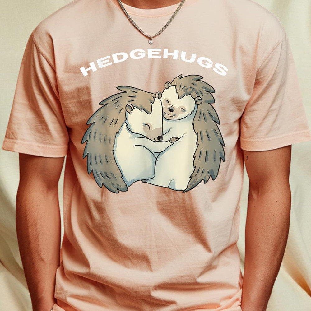 Hedgehugs Hedgehog Valentine's Day Pun Funny Hugging Gift T-Shirt 242_T-Shirt_File PNG.jpg