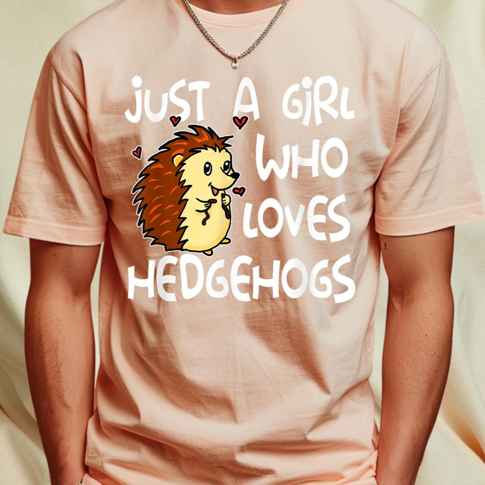 Just A Girl Who Loves Hedgehogs Cute Hedgehog Costume T-Shirt 120_T-Shirt_File PNG.jpg