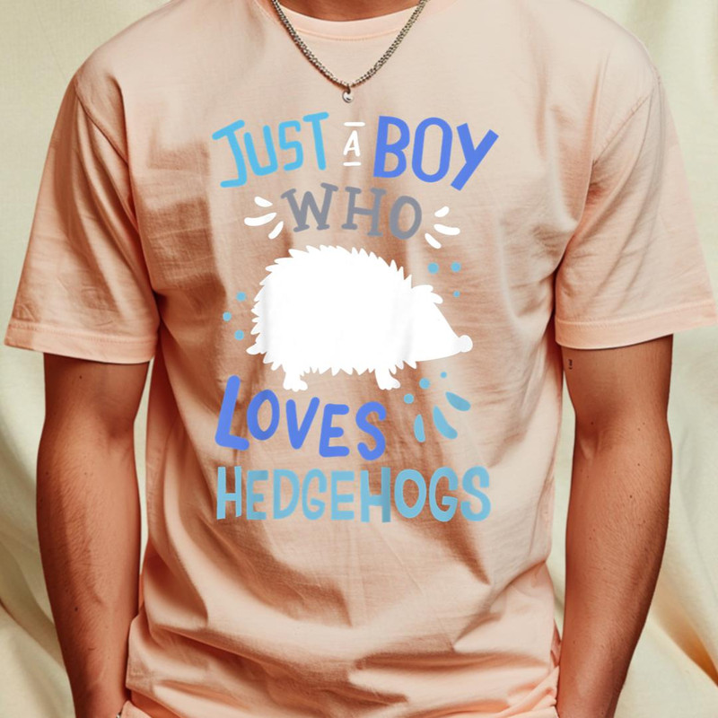 Kids Hedgehog Just A Boy Who Loves Hedgehogs Gift T-Shirt 261_T-Shirt_File PNG.jpg