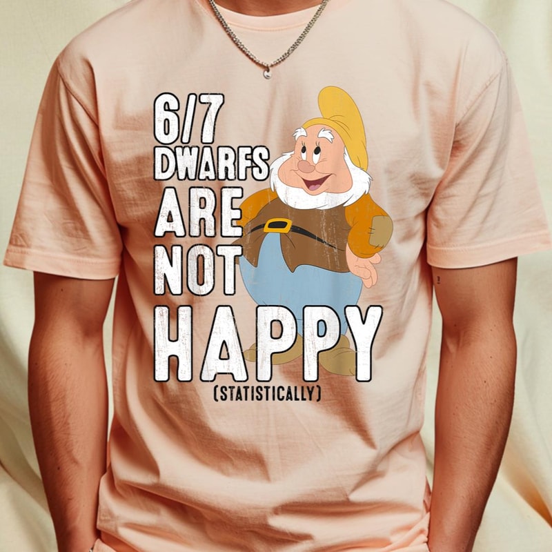 Disney Snow White 67 Dwarfs Are Not Happy T-Shirt 170_T-Shirt_File PNG.jpg