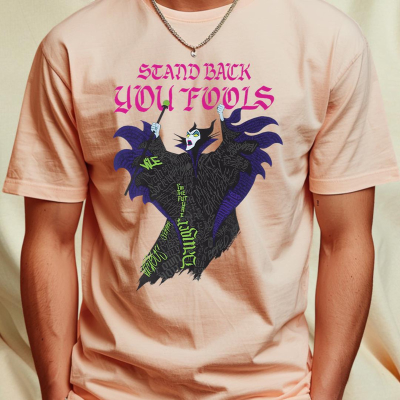 Disney Villains Maleficent Stand Back You Fools Text Fill Premium T-Shirt 11_T-Shirt_File PNG.jpg