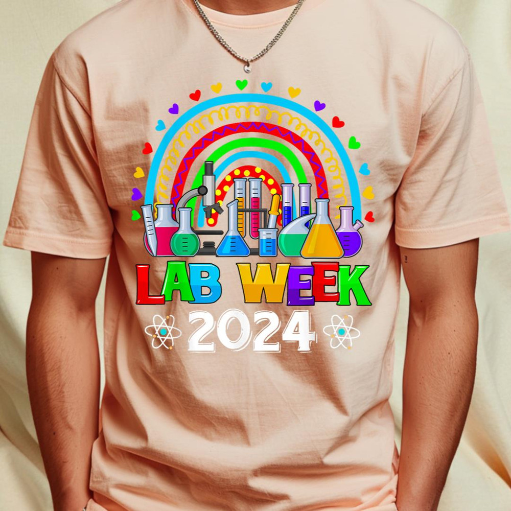 Lab Week 2024 Rainbow Medical Laboratory Science Lab T-Shirt 188_T-Shirt_File PNG.jpg