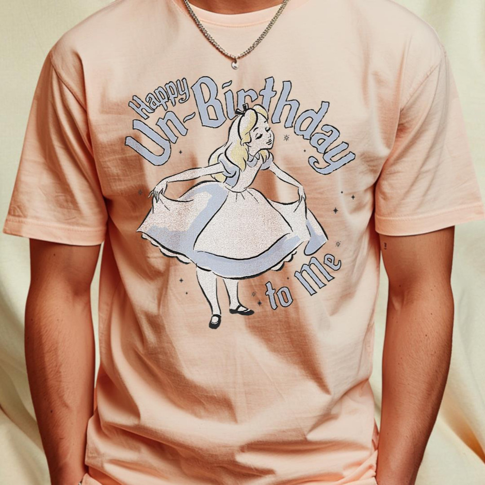 Disney Alice In Wonderland Alice Happy Un-Birthday To Me Premium T-Shirt 361_T-Shirt_File PNG.jpg
