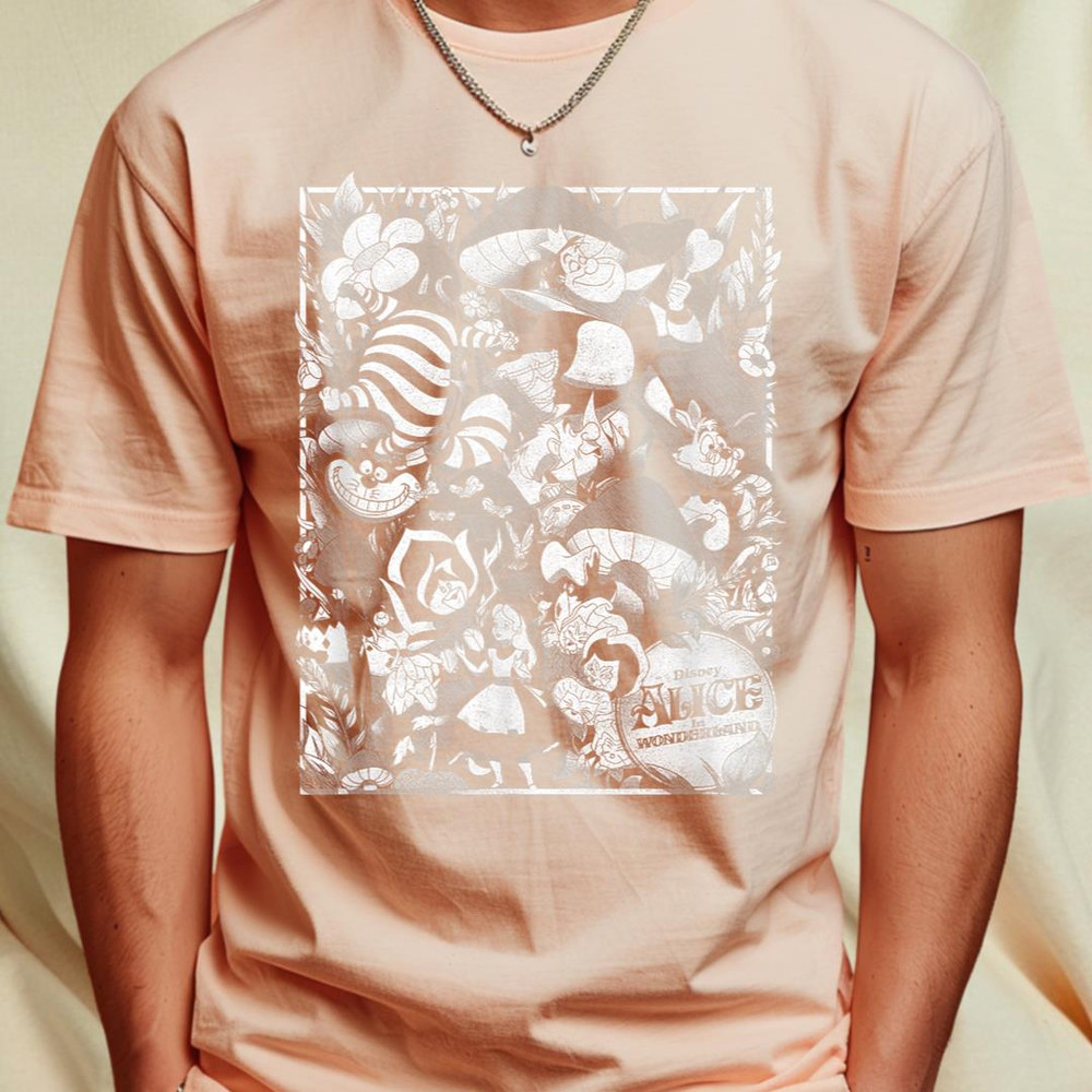 Disney Alice In Wonderland Group Collage Poster T-Shirt 424_T-Shirt_File PNG.jpg