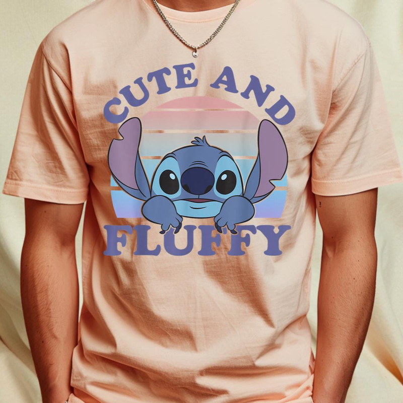 Disney Lilo & Stitch 626 Stitch Day Cute And Fluffy Portrait T-Shirt 4_T-Shirt_File PNG.jpg