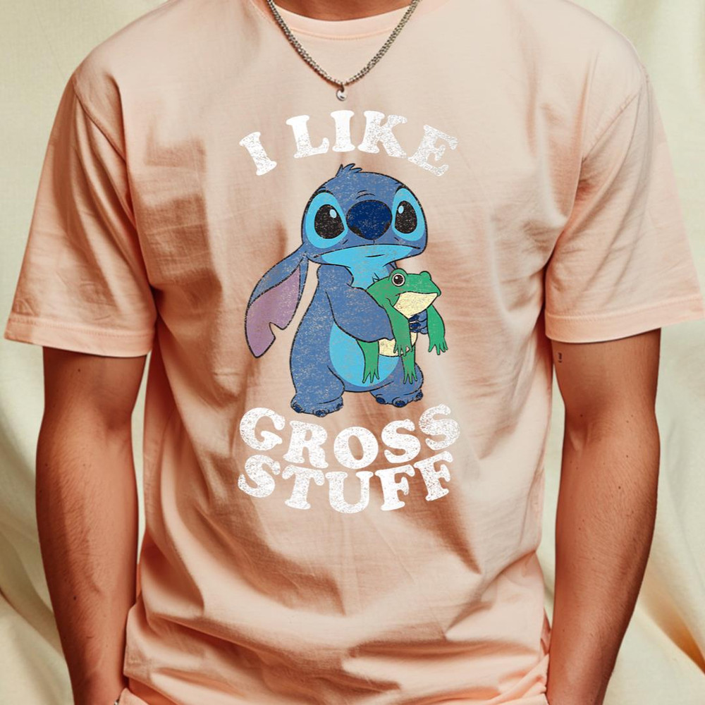 Disney Lilo & Stitch I Like Gross Stuff Premium T-Shirt 416_T-Shirt_File PNG.jpg