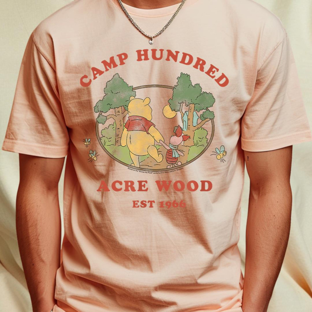 Disney Winnie The Pooh & Piglet Walking Camp 100 Acre Wood T-Shirt 130_T-Shirt_File PNG.jpg