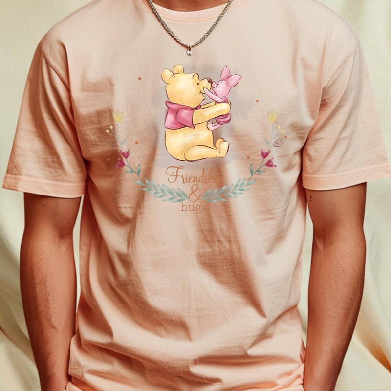 Disney Winnie the Pooh and Piglet Friendship and Hugs T-Shirt 282_T-Shirt_File PNG.jpg