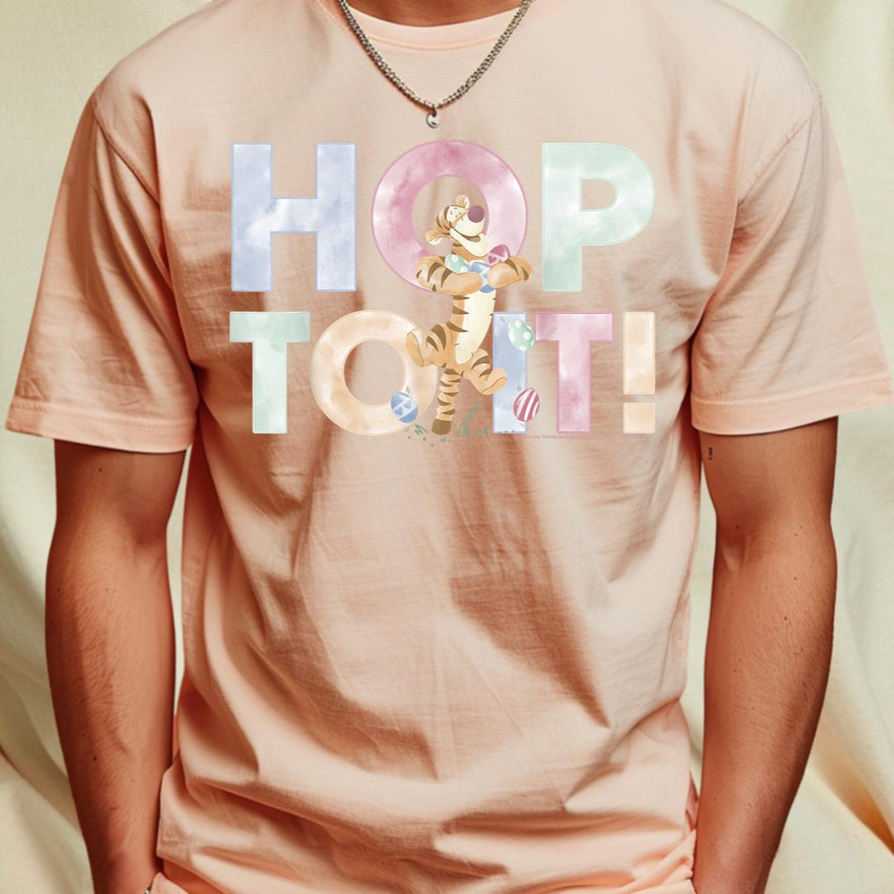 Disney Winnie The Pooh Easter Tigger Hop To It T-Shirt 169_T-Shirt_File PNG.jpg